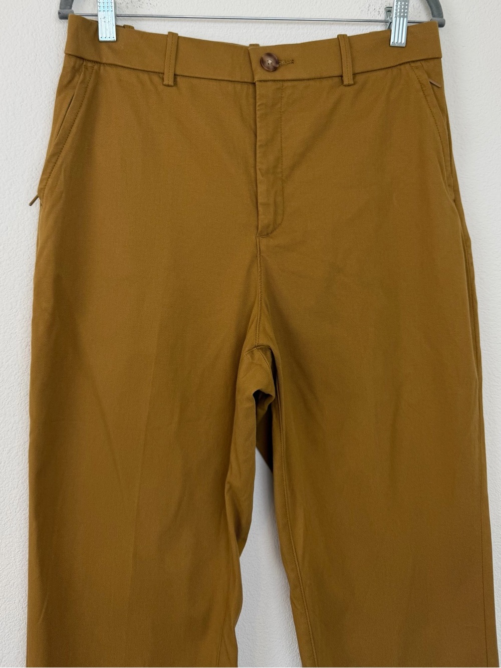 SPANX supersmooth® Stretch Twill Straight Pant in Flax Women's Size Large - Picture 6 of 14